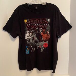 Old Navy Mens Collectabilitees Star Wars The Last Jedi T-Shirt Size Large